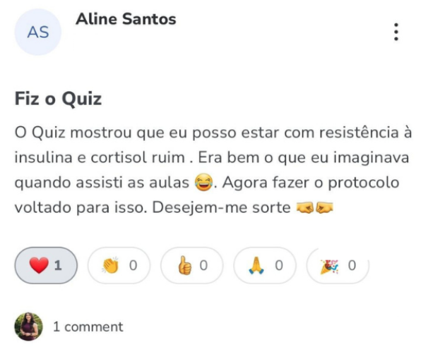 Depoimento de Aline